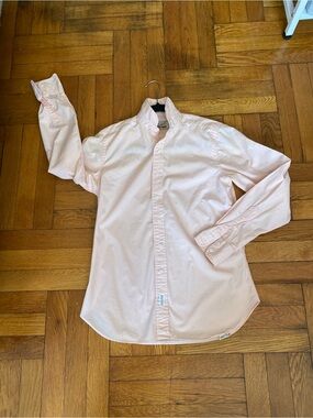 Holly H. Sprague for Victory VINTAGE Pink Cotton Button Down Shirt Size 10